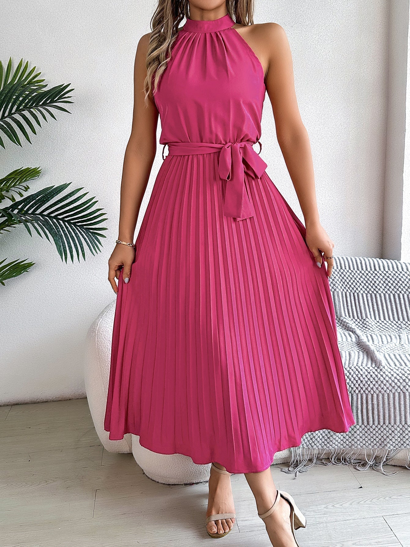 Kelina - Pleated Waist Dress
