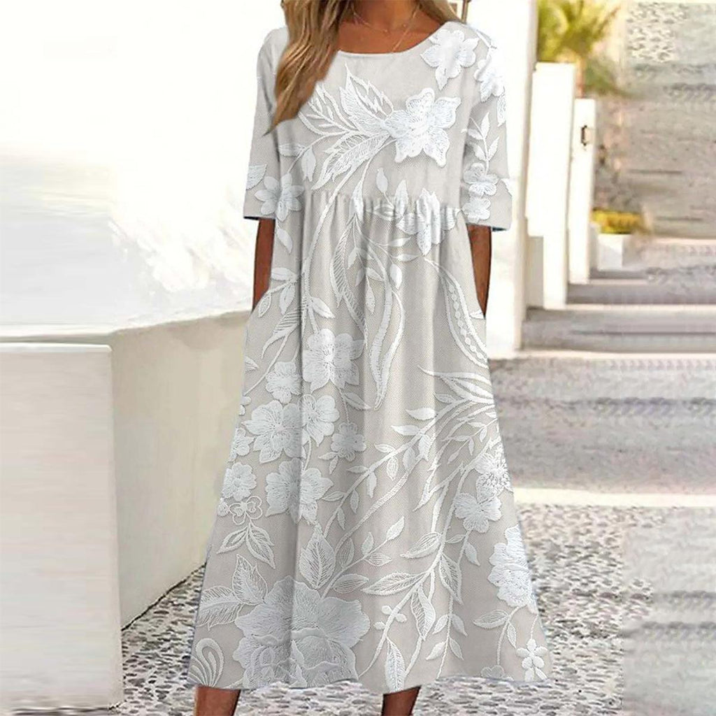 Dovie - Long Floral Dress