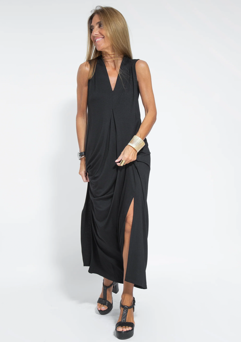 Kendall - Solid Color Maxi Dress
