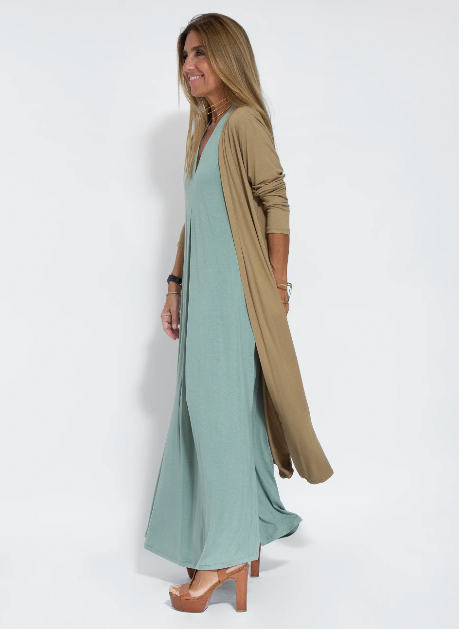 Kendall - Solid Color Maxi Dress