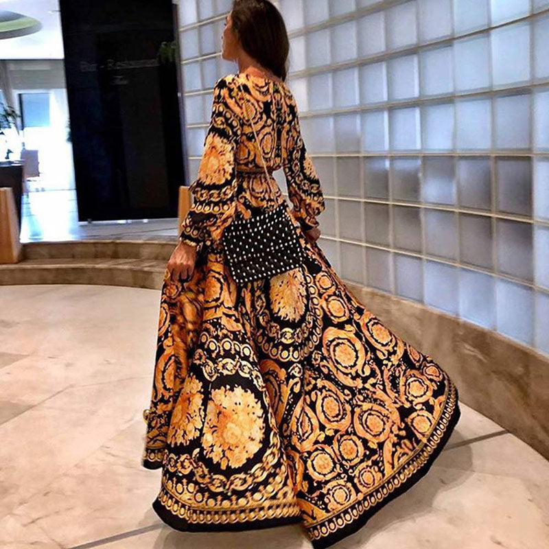 Melody - Boho V-Neck Maxi Dress