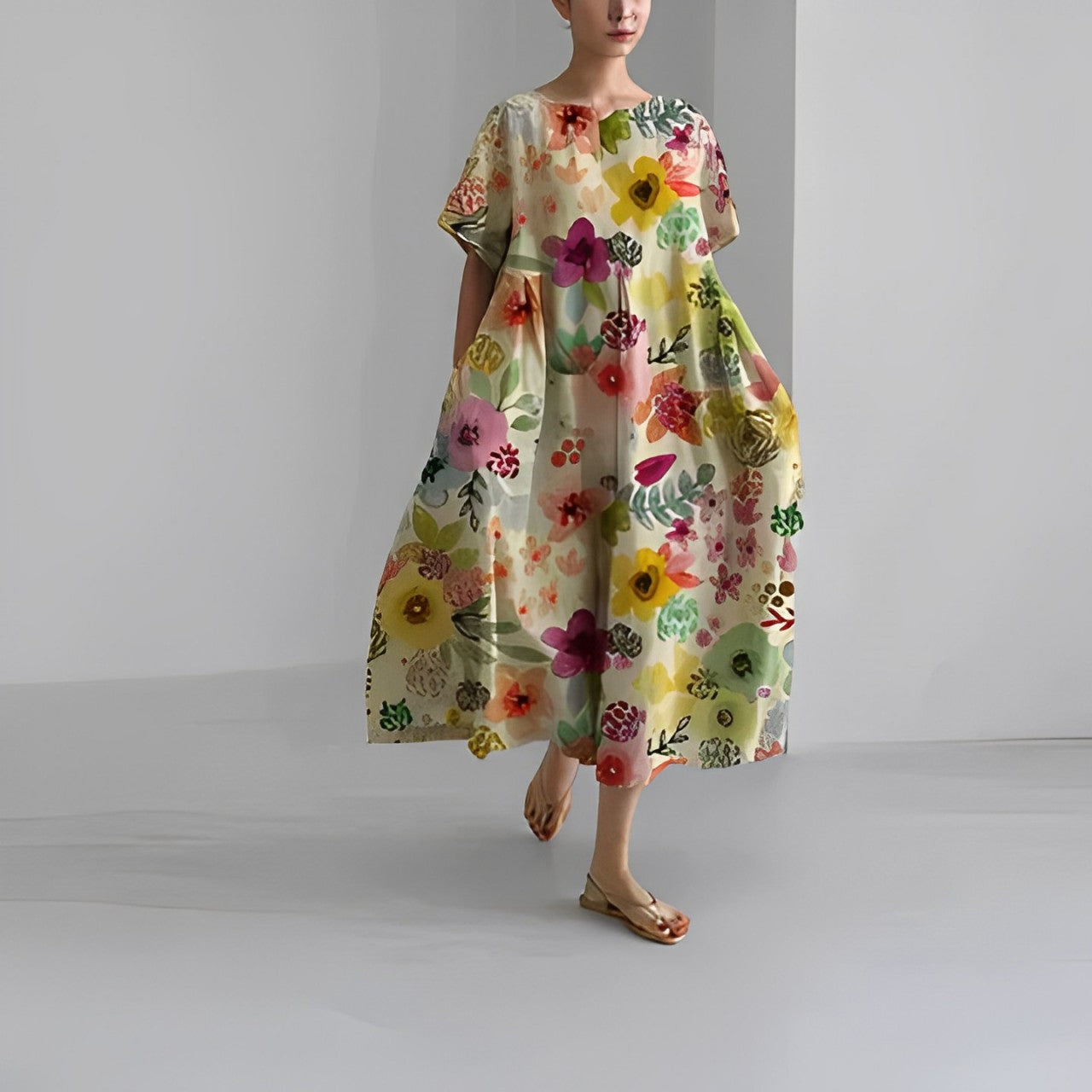 Daisy - Retro Big Swing Dress