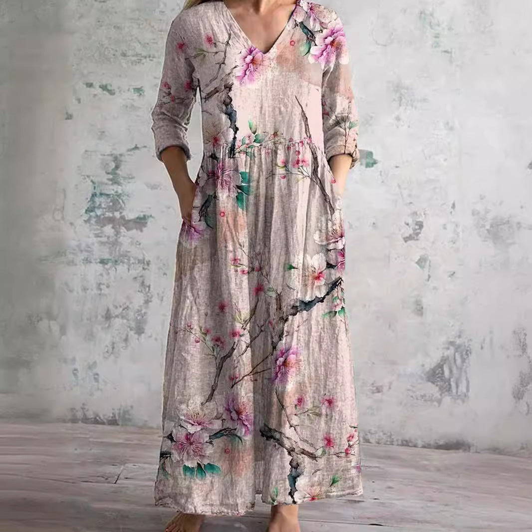 Ivory - Floral Whimsy Dress
