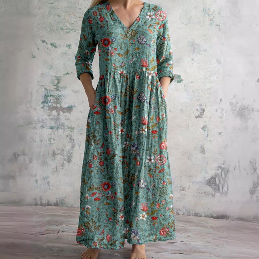 Ivory - Floral Whimsy Dress