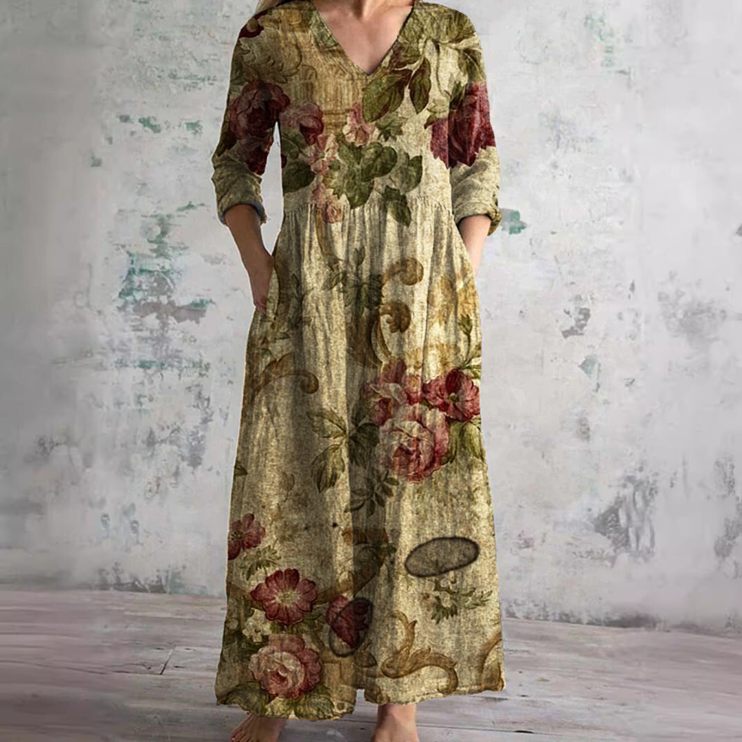 Ivory - Floral Whimsy Dress