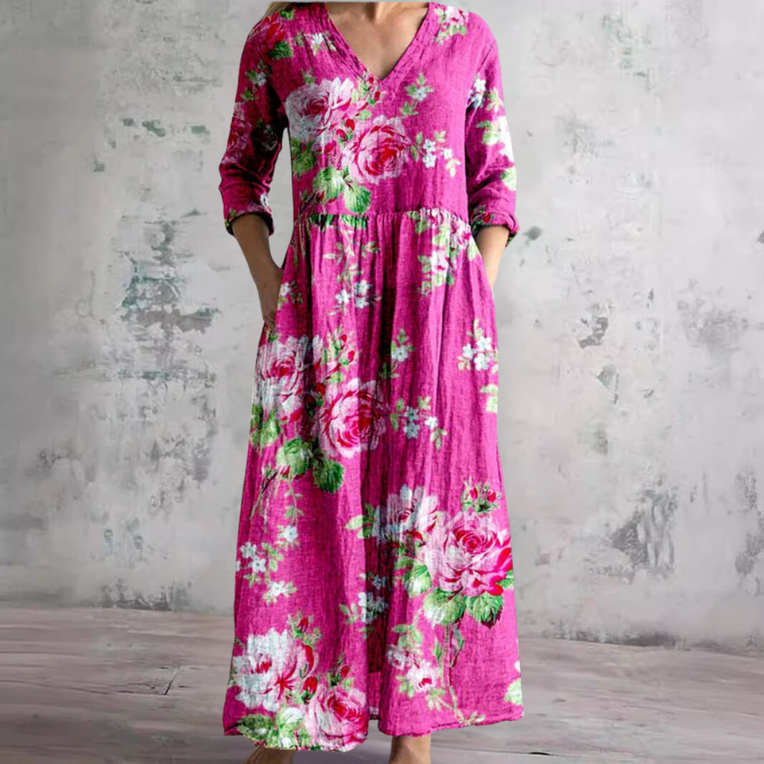 Ivory - Floral Whimsy Dress