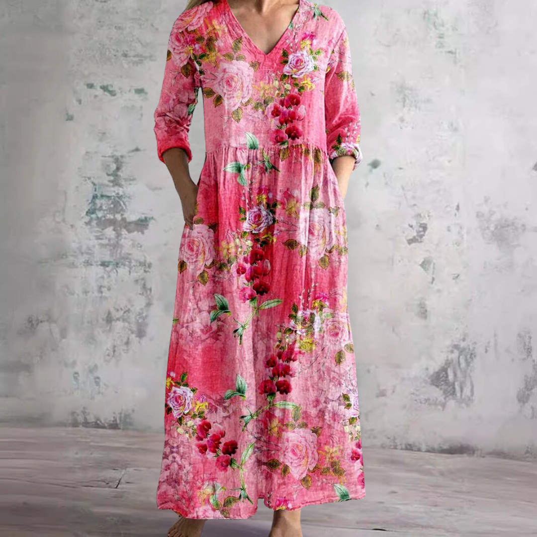 Ivory - Floral Whimsy Dress