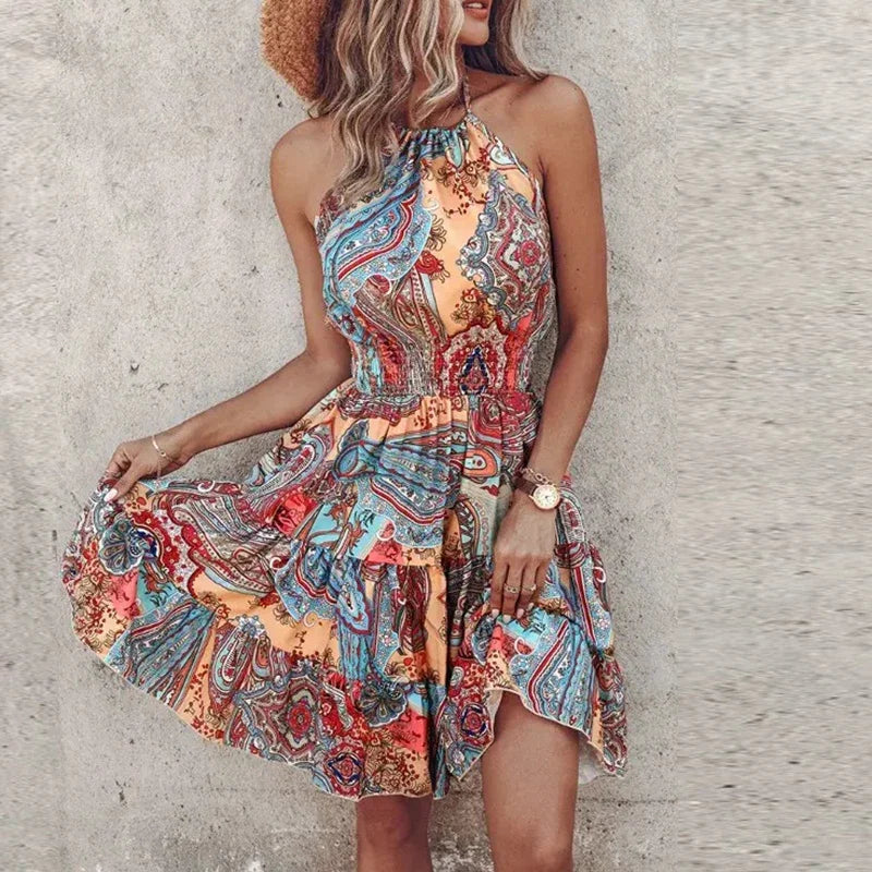 Loxley - Backless Irregular Dress