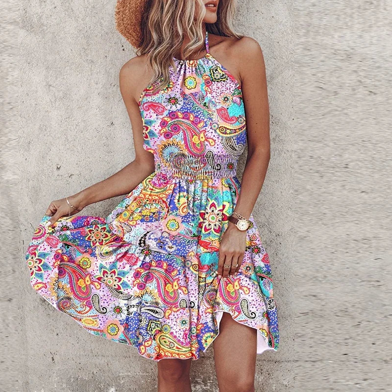 Loxley - Backless Irregular Dress