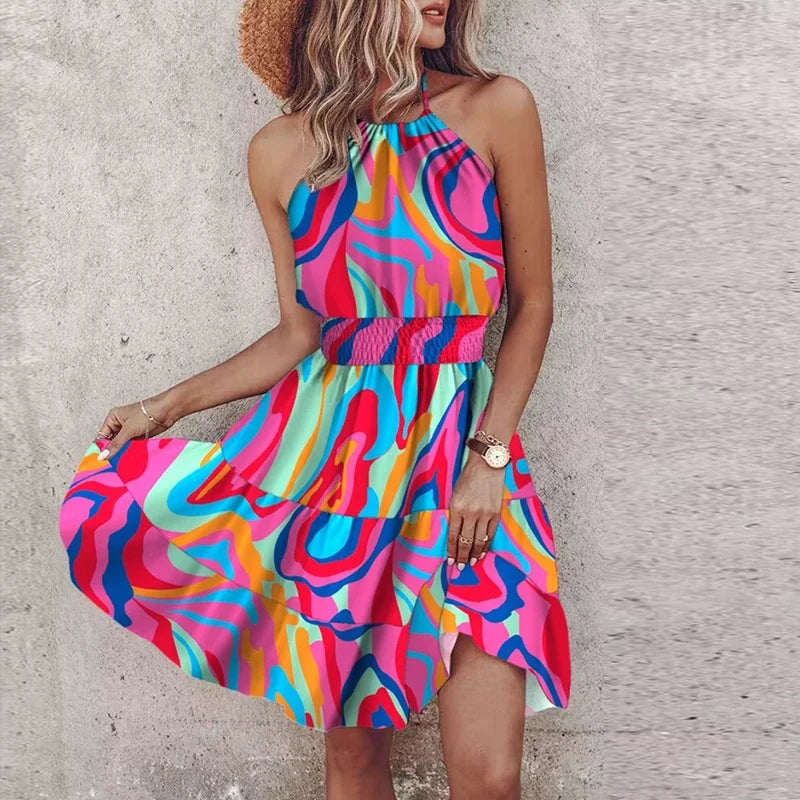 Loxley - Backless Irregular Dress