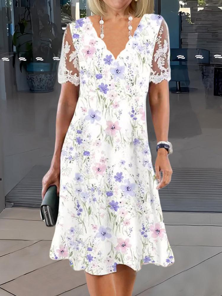 Harlyn - Sweet Floral Lace Dress