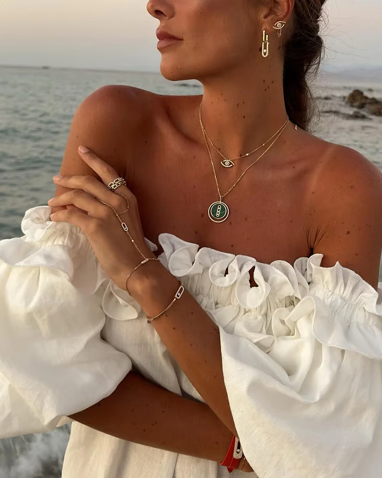 Sofia - Linen Off-Shoulder Dress